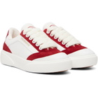 Casablanca White & Red Del Mar Sneakers