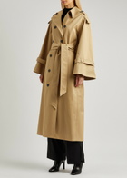 BY Malene Birger Alanis Stretch-cotton Trench Coat Beige