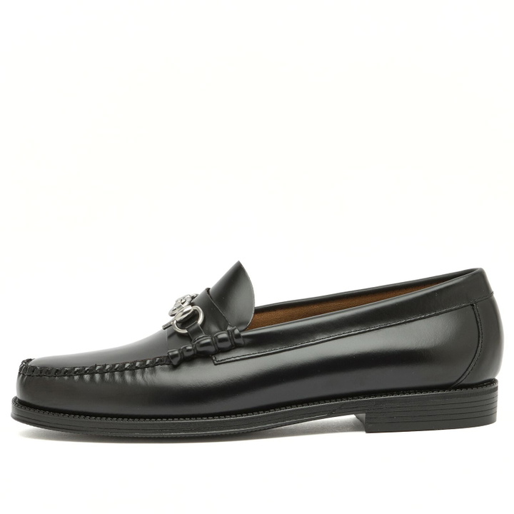 Photo: Bass Weejuns Men's x POP Traders Lincoln Easy Weejun Loafer in Black Leather