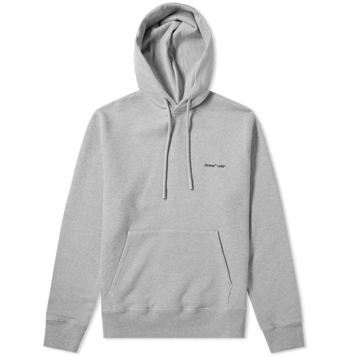 Photo: Off-White "Logo" Slim Hoody