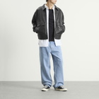 Edwin Men's Leather Dogma Jacket in Black