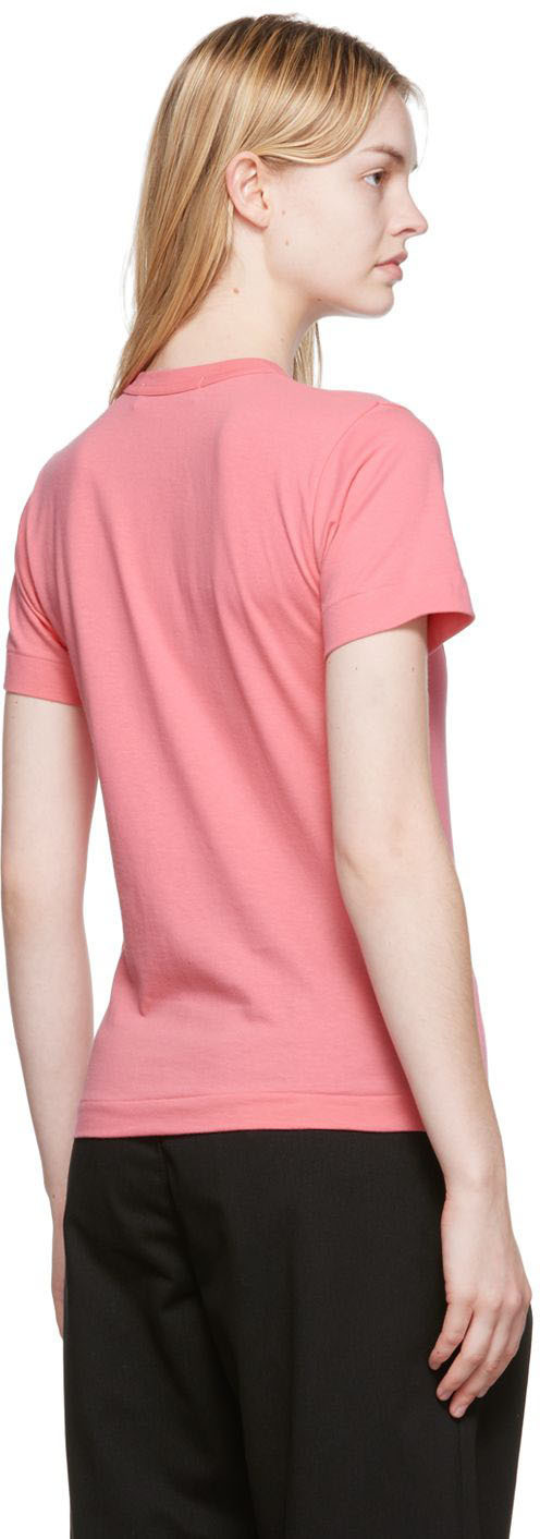 COMME des GARÇONS PLAY Pink Big Heart T-Shirt