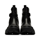 1017 ALYX 9SM Black Fixed Sole Low Buckle Boots