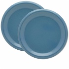 HAY Barro Dinner Plate - Set of 2 in Dark Blue 