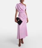 Simkhai Amaya suede clutch