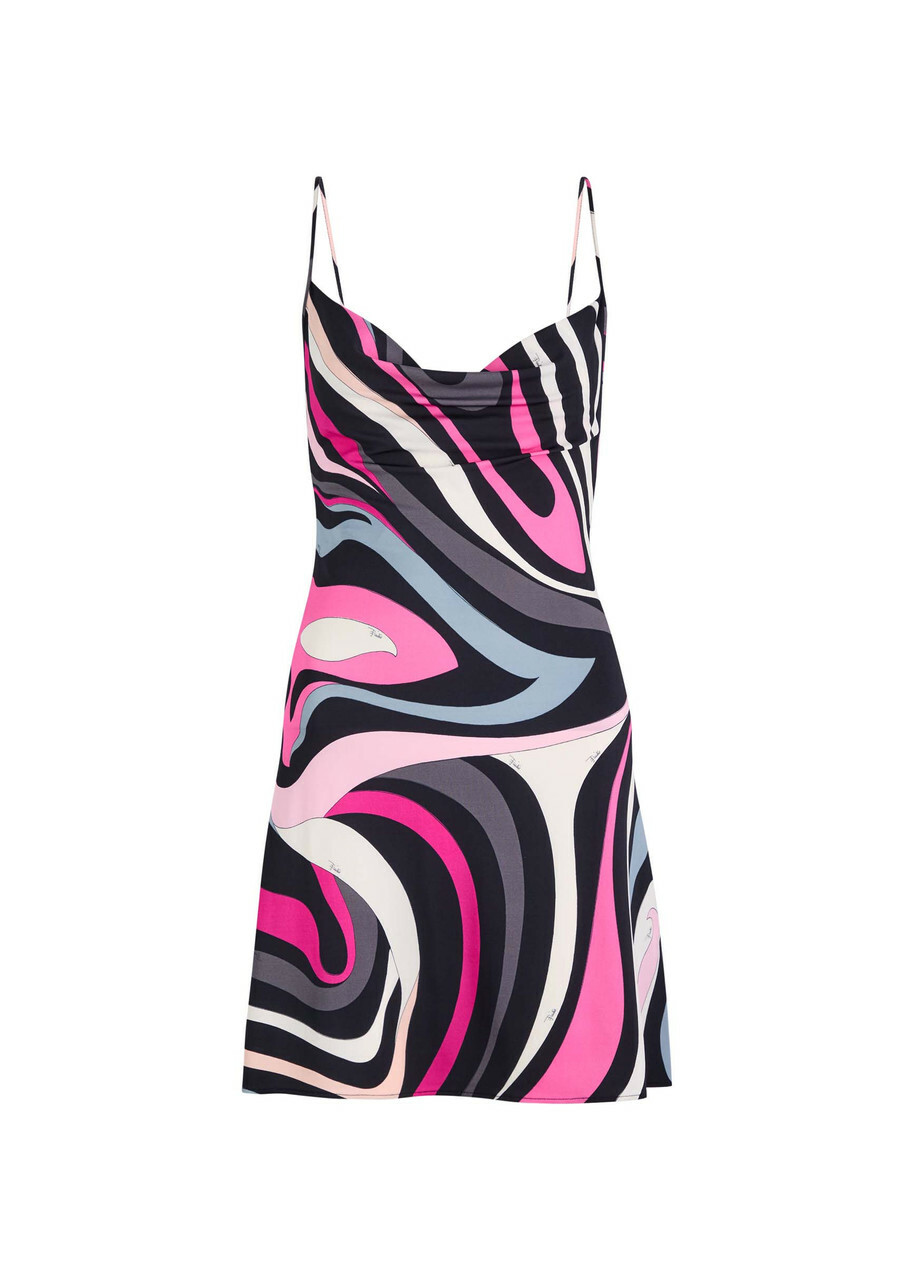 emilio pucci short dress Emilio Pucci Sleeveless Printed Mini Dress