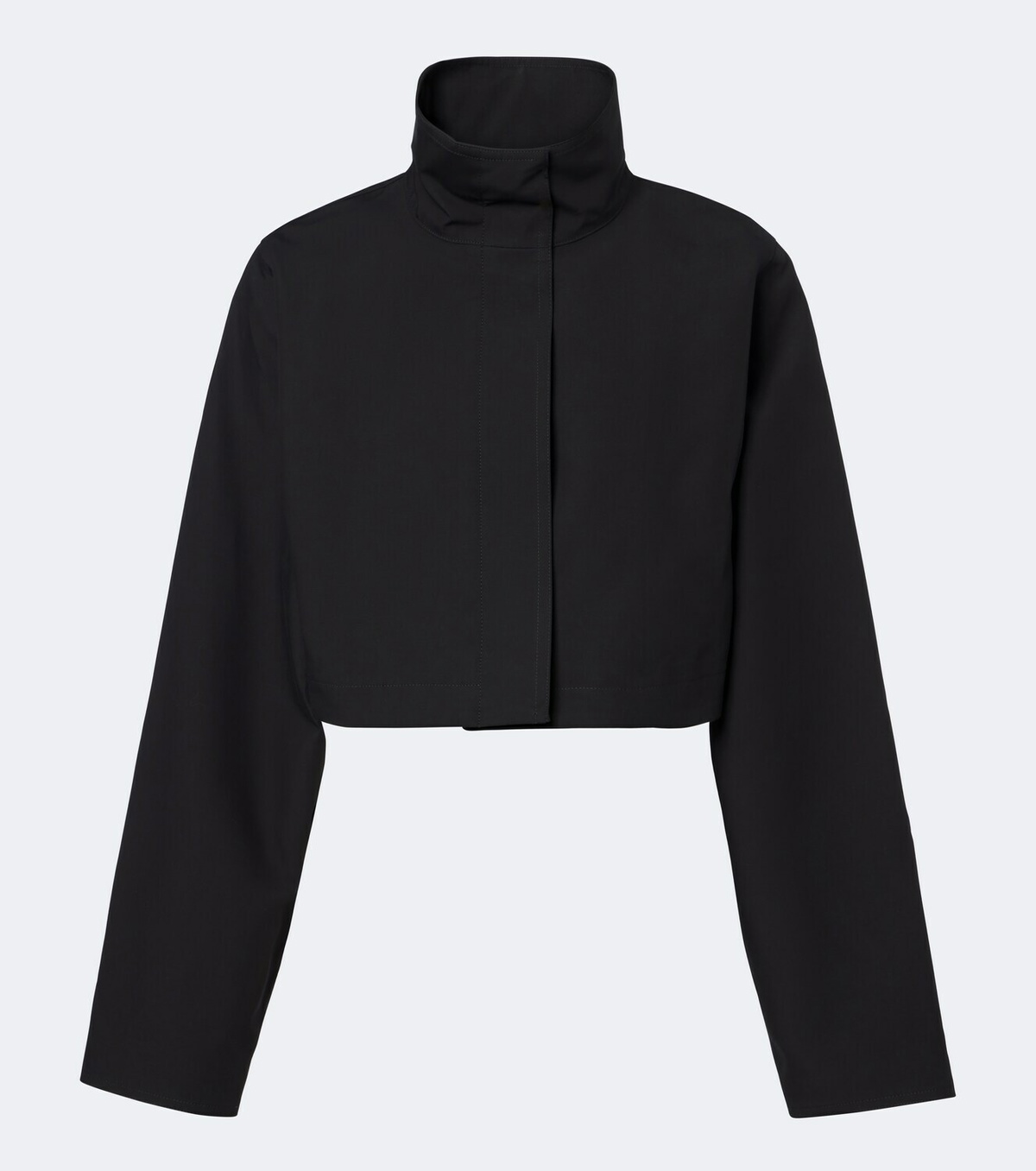 Alaïa Cropped cotton and silk jacket