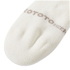 RoToTo Men's Pile Foot Cover in White