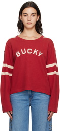 Bode Red 'Bucky' Sweatshirt