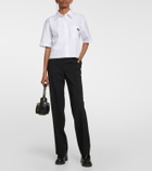 Miu Miu Leather penny loafers