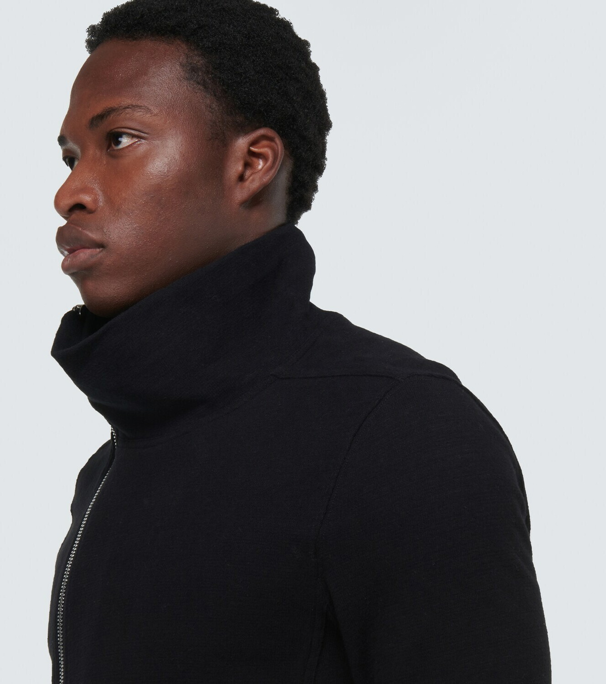 Rick Owens Asymmetric cotton jersey sweatshirt Rick Owens