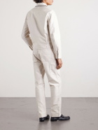 TOM FORD - Straight-Leg Cotton-Satin Trousers - Neutrals