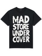 UNDERCOVER MADSTORE - MADSTORE Logo-Print Cotton-Jersey T-Shirt - Black