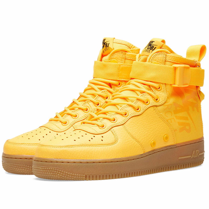 Photo: Nike SF Air Force 1 Mid Yellow