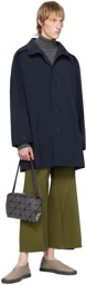 HOMME PLISSÉ ISSEY MIYAKE Navy Wing Coat