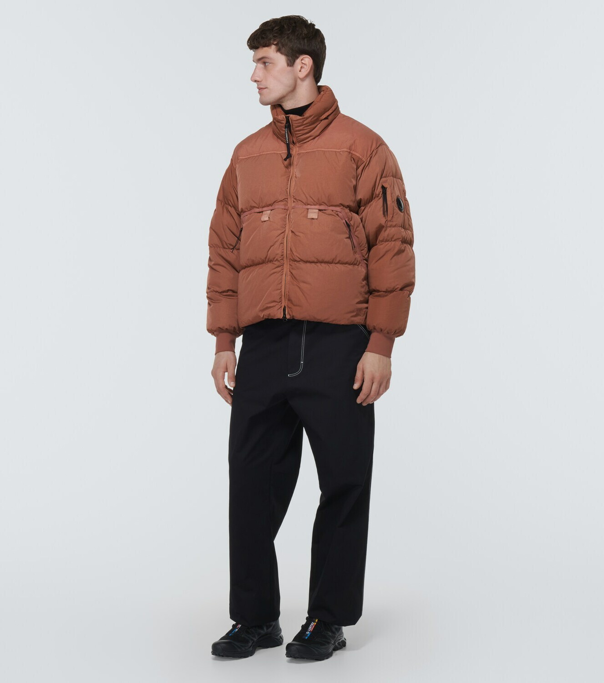 CP Company Eco Chrome R Mixed Down Jacket - Lime Green – Kith