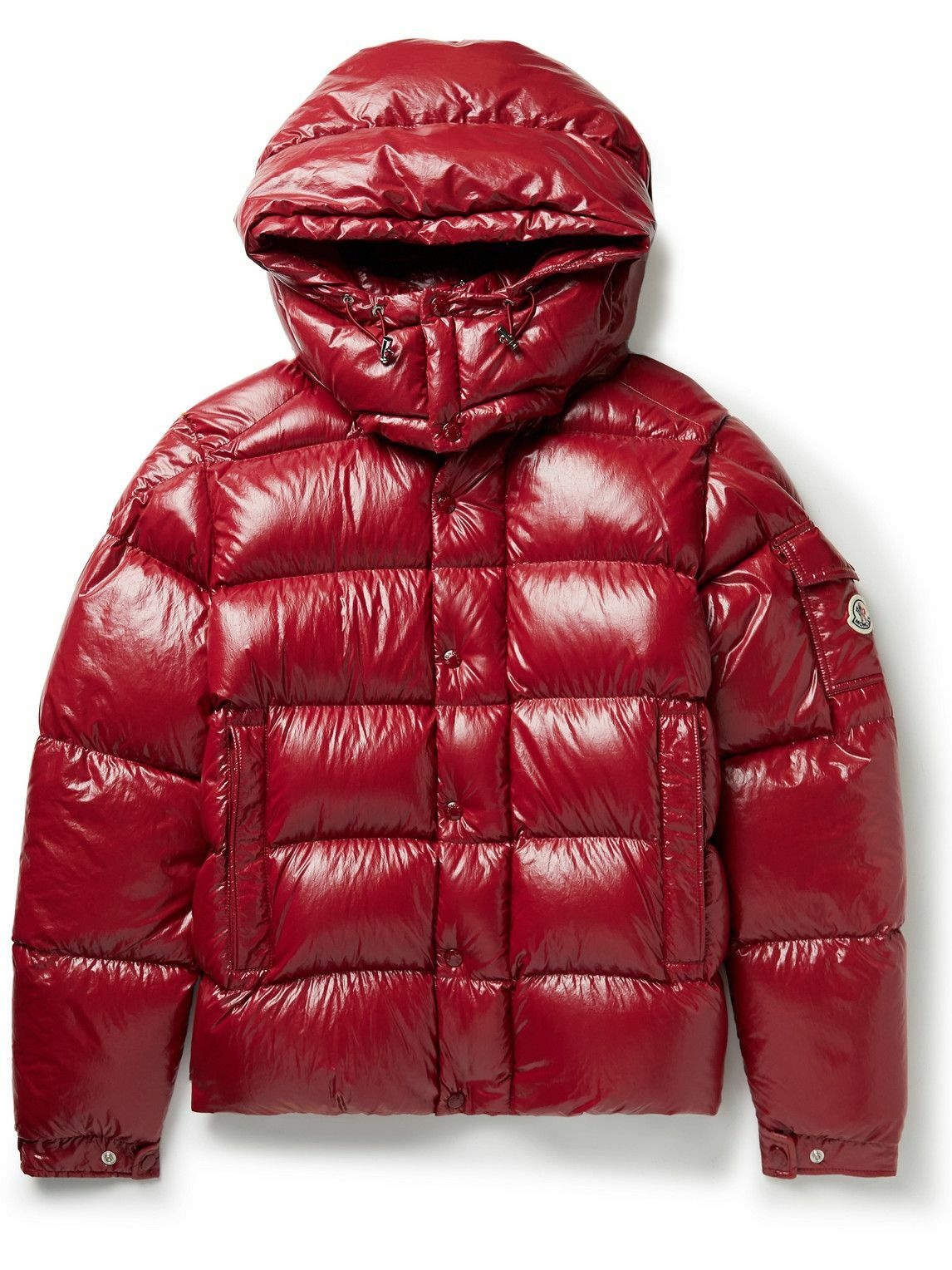 Moncler - Maya 70 Quilted Shell Hooded Down Jacket - Red Moncler