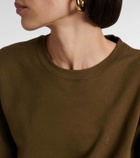 Saint Laurent Cassandre cotton sweatshirt