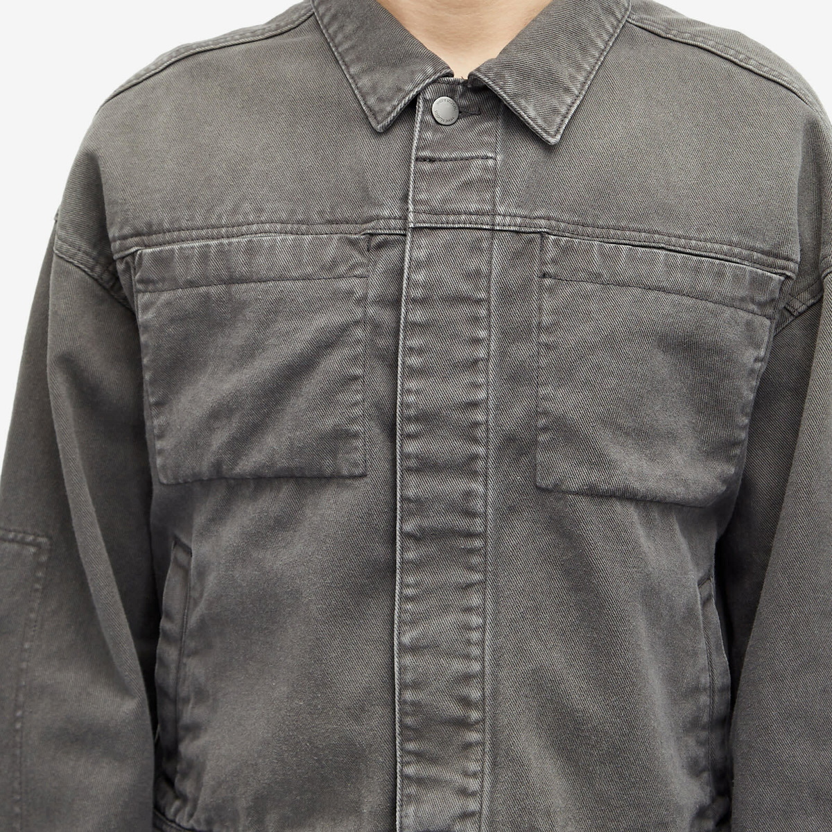Entire Studios Men's Gem Denim Jacket in Stonelight Entire Studios