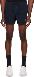 Stone Island Navy Patch Swim Shorts