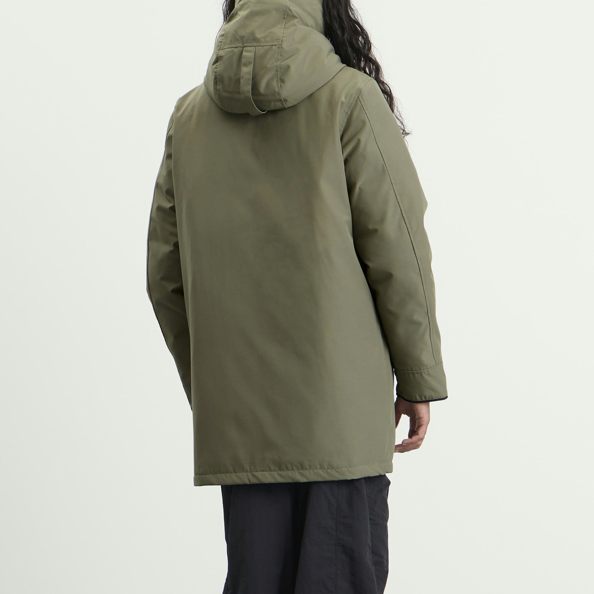 Canada Goose Men's Langford Parka Jacket Tonal Disc in Vireo Green