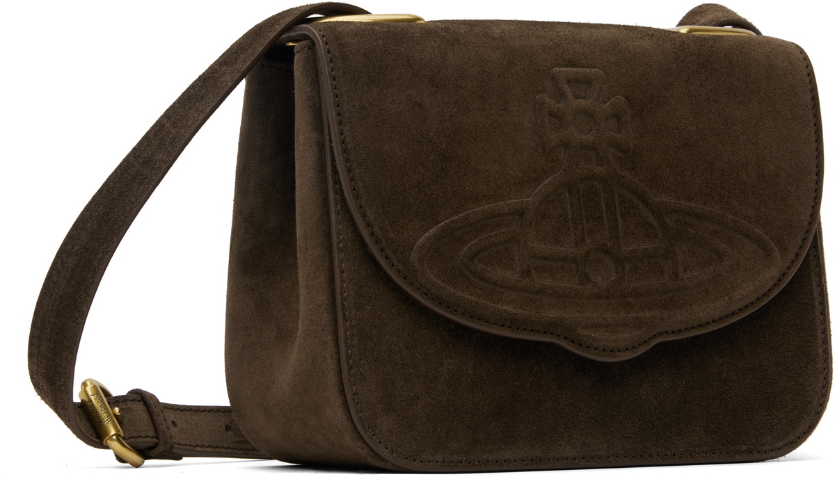 Vivienne Westwood Brown Linda Crossbody Bag Vivienne Westwood