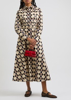 Borgo DE Nor Briele Printed Stretch-cotton Midi Dress Multicoloured