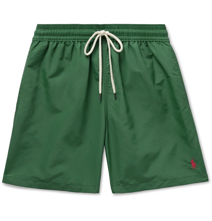 Photo: Polo Ralph Lauren - Traveler Mid-Length Swim Shorts - Green