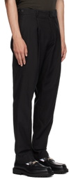Vince Black Pleated Trousers