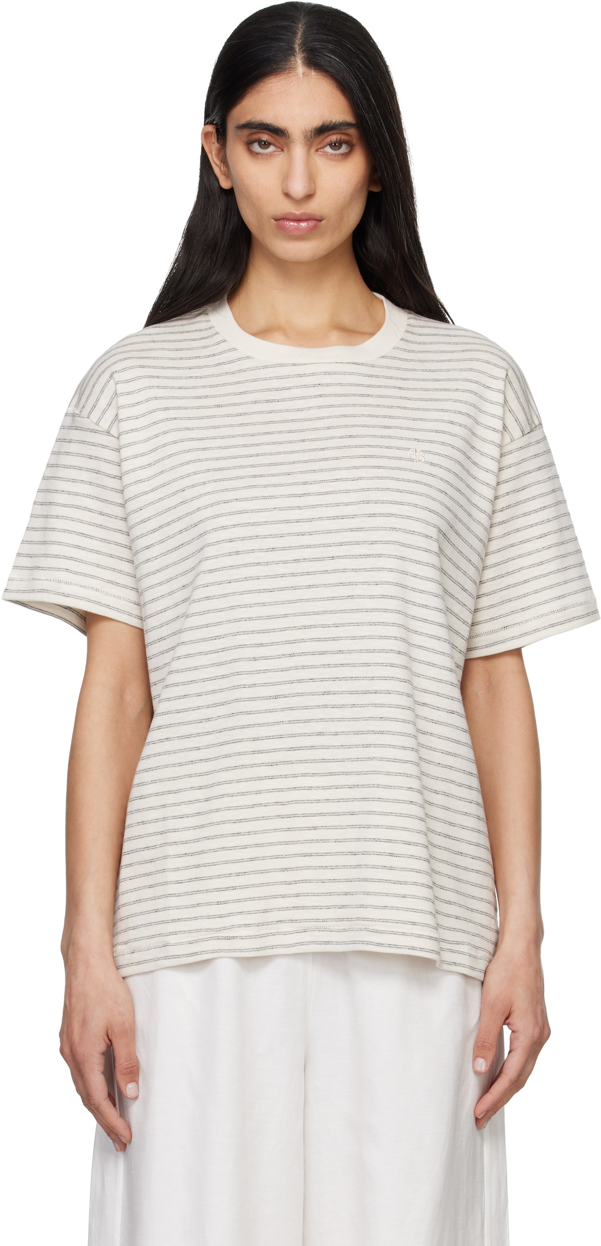 ANINE BING Off-White Cade T-shirt
