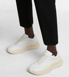 Dries Van Noten - Leather platform sneakers