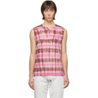 Isabel Marant Pink Cornell Tie-Dye Sleeveless T-Shirt