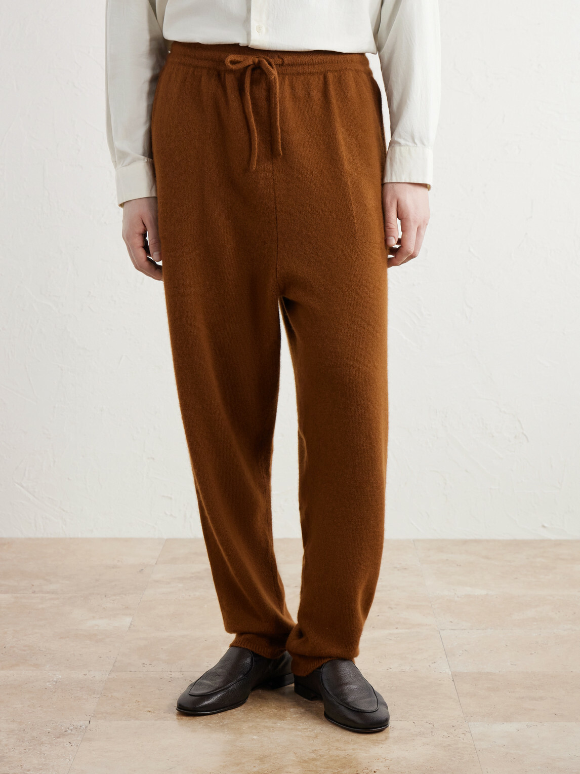 Casey Casey - Zwag Tapered Wool Sweatpants - Brown