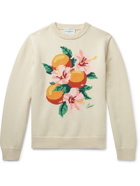 Casablanca - Intarsia-Knit Cotton Sweater - Neutrals
