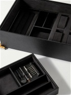 Lorenzi Milano - Textured-Leather and Bamboo Jewellery Coffret