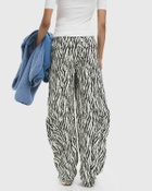 ROTATE Birger Christensen PRINTED TWILL CARGO PANTS black/white Womens Casual Pant