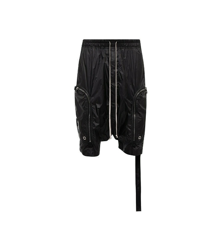 Photo: DRKSHDW by Rick Owens - Bauhaus Pods drawstring shorts