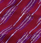 Charvet - 7.5cm Embroidered Silk Tie - Pink