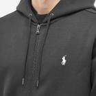 Polo Ralph Lauren Men's Double Knit Tech Zip Hoodie in Polo Black