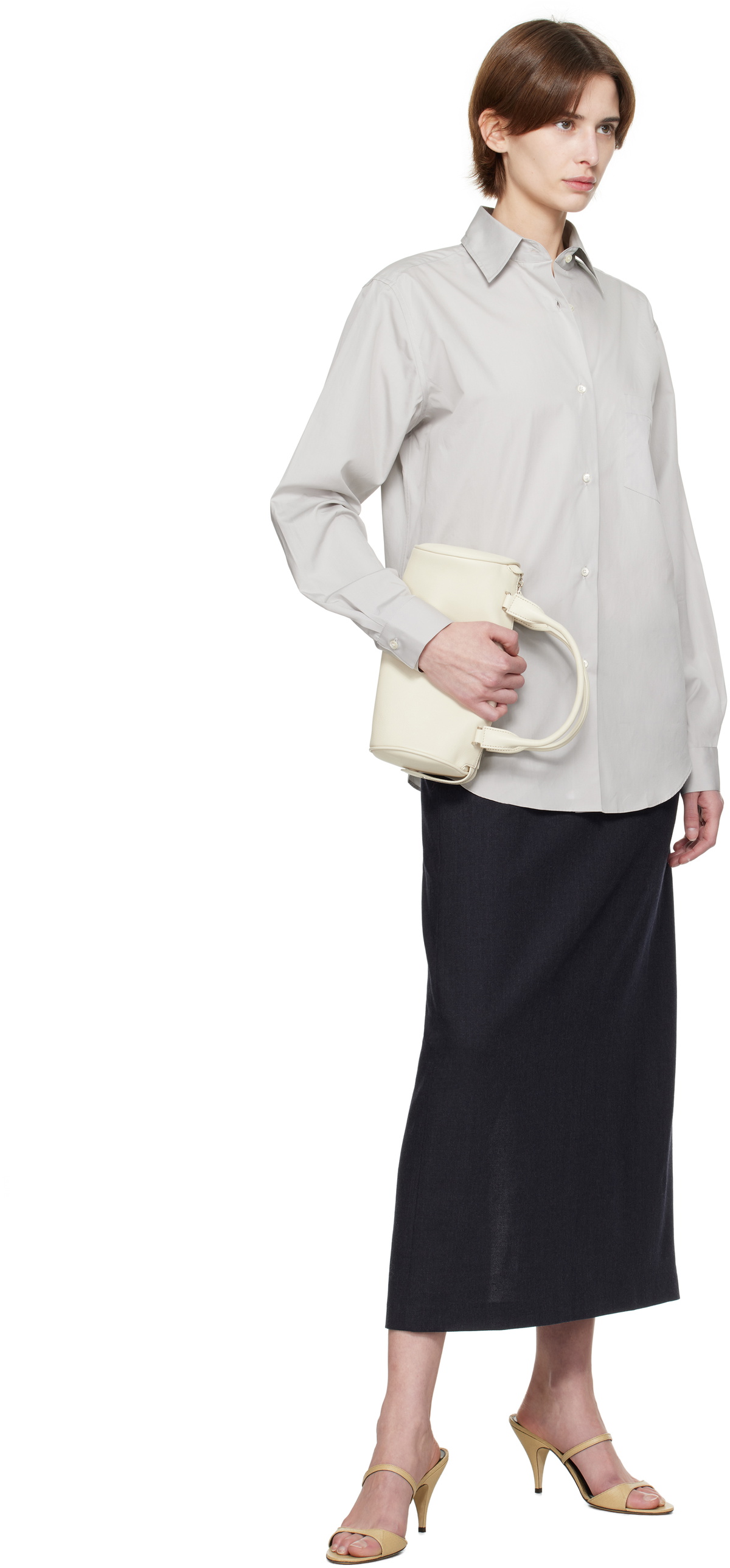 FLORE FLORE Gray Zoë Shirt