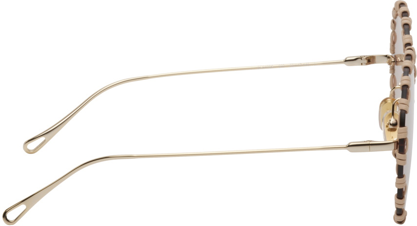 Chloé Gold Braided Sunglasses