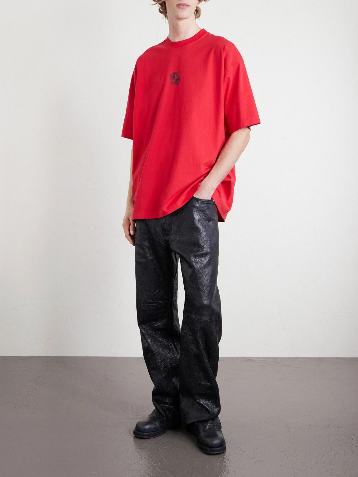 VETEMENTS Transparent Limited Edition Logo Print Raincoat Vetements