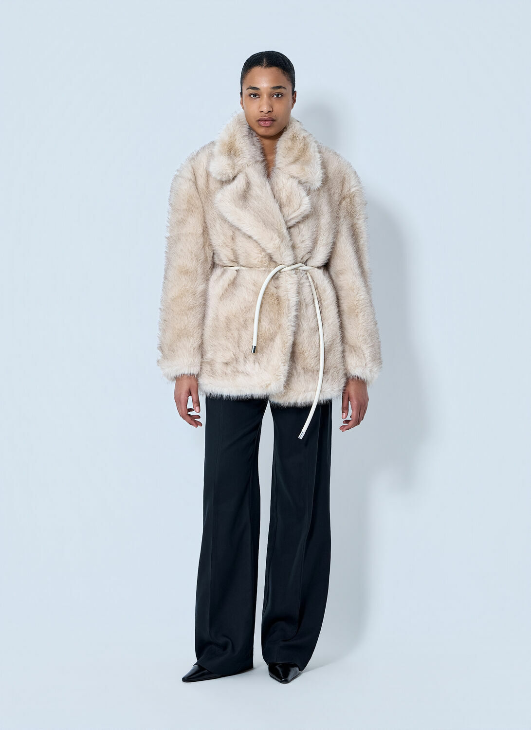 Sportmax Plush Textured Coat