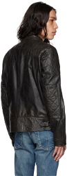 Belstaff Black Outlaw Leather Jacket