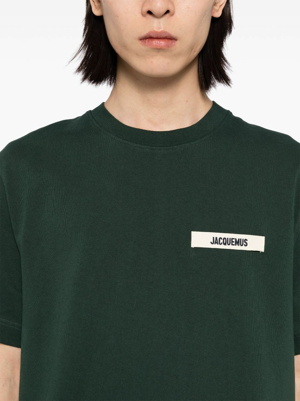送料関税込 ◆Jacquemus◆GROSGRAIN SHORT SLEEVE T-SHIRT Jacquemus Green Grosgrain T-Shirt Jacquemus