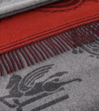 Etro Paisley wool and cashmere blanket