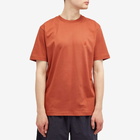 Norse Projects Men's Johannes Organic N Logo T-Shirt in Red Ochre