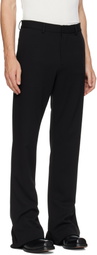 AARON ESH Black Puddle Trousers