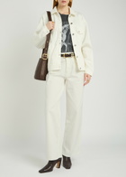Anine Bing Manon Wide-leg Jeans Ecru