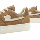 Stepney Workers Club Men's Pearl S-Strike Geo Merged Sneaker in Brown
